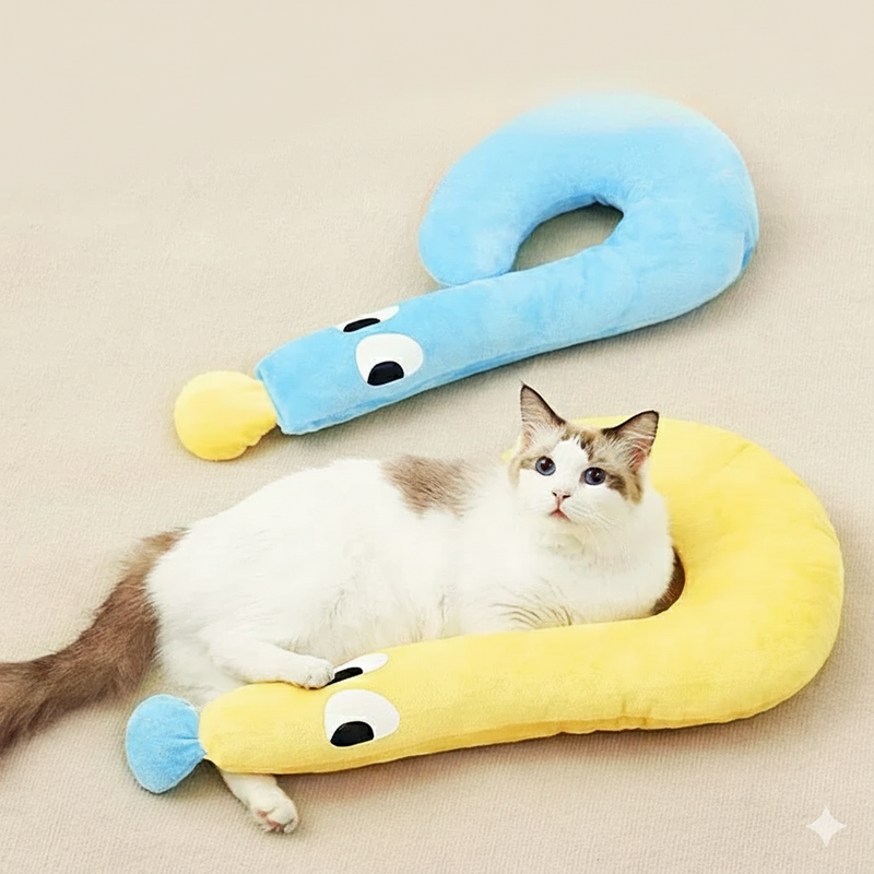 Almohada suave para mascotas, ideal para perros y gatos: una cama acogedora para dormir