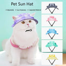 Sombrero ajustable para el sol para mascotas, ideal para gatos y perros pequeños