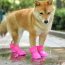 Botas de goma impermeables para perros: protectores antideslizantes para las patas