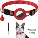 Collar reflectante para gatos con soporte para AirTag y cascabel