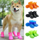 Botas de goma impermeables para perros: protectores antideslizantes para las patas