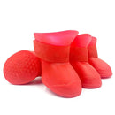 Botas de goma impermeables para perros: protectores antideslizantes para las patas