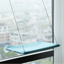 Hamaca de ventana para gatos: cama soleada que ahorra espacio con ventosa