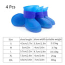 Botas de goma impermeables para perros: protectores antideslizantes para las patas