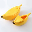 Cama Banana para Gatos: Casa Cálida y Acogedora para Gatos y Cachorros