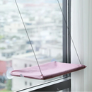 Hamaca de ventana para gatos: cama soleada que ahorra espacio con ventosa