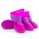 Botas de goma impermeables para perros: protectores antideslizantes para las patas