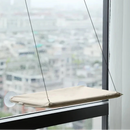 Hamaca de ventana para gatos: cama soleada que ahorra espacio con ventosa