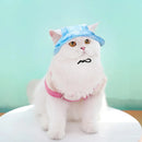 Sombrero ajustable para el sol para mascotas, ideal para gatos y perros pequeños